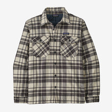 Carica l'immagine nel visualizzatore di Gallery, Patagonia Men's Insulated Organic Cotton Midweight Fjord Flannel Shirt Ice Caps: Smolder Blue