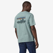 Carica l'immagine nel visualizzatore di Gallery, Patagonia Men's '73 Skyline Organic T-Shirt uomo Thermal Blue
