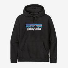 Carica l'immagine nel visualizzatore di Gallery, Patagonia Men's P-6 Logo Uprisal Hoody Felpa Uomo con cappuccio Logo Nero Black