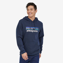 Carica l'immagine nel visualizzatore di Gallery, Patagonia Felpa con cappuccio P-6 Logo Uprisal Hoody New Navy