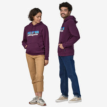 Carica l'immagine nel visualizzatore di Gallery, Patagonia Felpa con cappuccio P-6 Logo Uprisal Hoody Viola Night Plum