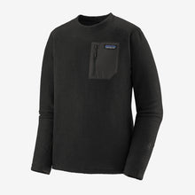 Carica l'immagine nel visualizzatore di Gallery, Patagonia Men's R1® Air Crewneck Pullover Fleece girocollo Nero