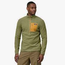Carica l'immagine nel visualizzatore di Gallery, Patagonia Men's R1® Air Zip-Neck pile uomo mezza zip Buckhorn Green