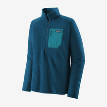 Carica l'immagine nel visualizzatore di Gallery, Patagonia Men's R1® Air Full-Zip Hoody Fleece Uomo mezza zip Lagom Blue
