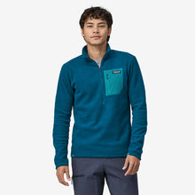 Carica l'immagine nel visualizzatore di Gallery, Patagonia Men's R1® Air Full-Zip Hoody Fleece Uomo mezza zip Lagom Blue