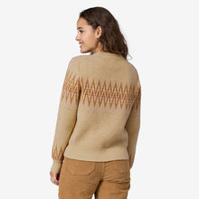 Carica l'immagine nel visualizzatore di Gallery, Patagonia maglia in lana Women's Recycled Wool-Blend Crewneck Sweater Natural