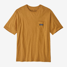 Carica l'immagine nel visualizzatore di Gallery, PATAGONIA Men's Daily Pocket Tee Shirt da Uomo Pufferfish Gold
