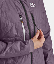 Carica l'immagine nel visualizzatore di Gallery, ORTOVOX SWISSWOOL PIZ BOÈ JACKET Giacca donna isolante leggera e traspirante con Swisswool black raven