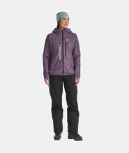 Carica l'immagine nel visualizzatore di Gallery, ORTOVOX SWISSWOOL PIZ BOÈ JACKET Giacca donna isolante leggera e traspirante con Swisswool black raven