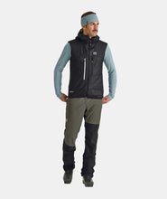 Carica l'immagine nel visualizzatore di Gallery, ORTOVOX SWISSWOOL PIZ BOÈ VEST uomo Gilet isolante leggero e traspirante con Swisswool black raven