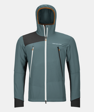 Carica l'immagine nel visualizzatore di Gallery, ORTOVOX PALA HOODED JACKET Uomo GIACCA SOFTSHELL Colore dark arctic grey