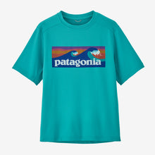 Carica l'immagine nel visualizzatore di Gallery, Patagonia Kids' Capilene® Silkweight T-SHIRT da bambino ragazzo Subtidal Blue