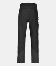 Carica l'immagine nel visualizzatore di Gallery, ORTOVOX 3L ORTLER PANTS Uomo Pantaloni hardshell robusti, antivento e impermeabili black raven