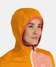 Carica l'immagine nel visualizzatore di Gallery, ORTOVOX FLEECE HOODY Hoody in pile caldo, poliestere riciclato e Merino autumn leaves