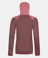 Carica l'immagine nel visualizzatore di Gallery, ORTOVOX FLEECE GRID HOODY Donna Hoodies Felpa in pile tecnica e leggera mountain rose