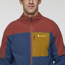 Carica l'immagine nel visualizzatore di Gallery, COTOPAXI Abrazo Fleece Full-Zip Jacket Man col. Nutmeg and Deep Sea
