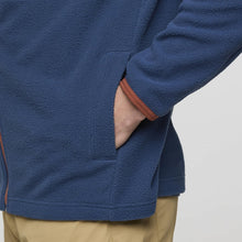 Carica l'immagine nel visualizzatore di Gallery, COTOPAXI Abrazo Fleece Full-Zip Jacket Man col. Nutmeg and Deep Sea