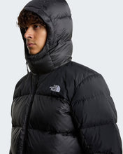 Carica l'immagine nel visualizzatore di Gallery, THE NORTH FACE Giacca in piumino Diablo 2.0 con cappuccio da uomo art. NF0A8992 col. TNF Black Heather-TNF Black-Recycled Down