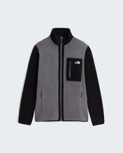 Carica l'immagine nel visualizzatore di Gallery, THE NORTH FACE Giacca in pile Yumiori con cerniera integrale da uomo art. NF0A883R col. Smoked Pearl-TNF Black