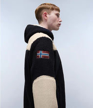 Carica l'immagine nel visualizzatore di Gallery, NAPAPIJRI Felpa in Pile con Cappuccio e Zip Yupik cod. NA4GNS