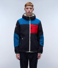 Carica l'immagine nel visualizzatore di Gallery, NAPAPIJRI Felpa in Pile con Cappuccio e Zip mod. Yupik cod. NA4GNS col. Multicolour MN4