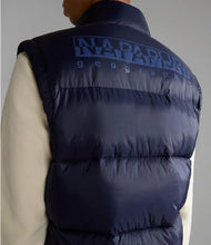 Carica l'immagine nel visualizzatore di Gallery, Napapijri A-SUOMI - Smanicato Gilet trapuntato uomo - Blu Marine