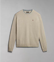 Carica l'immagine nel visualizzatore di Gallery, Napapijri Maglione in lana girocollo Dain C 3 Beige White Whisper