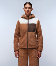 Carica l'immagine nel visualizzatore di Gallery, NAPAPIJRI Felpa in Pile con Cappuccio e Zip mod. YUPIK OG H W cod. NP0A4I54MH2 col. CB MH2