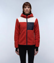 Carica l'immagine nel visualizzatore di Gallery, NAPAPIJRI Felpa in Pile con Cappuccio e Zip mod. YUPIK OG H W cod. NP0A4I54MH2 col. CB MM4