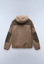 Carica l'immagine nel visualizzatore di Gallery, NAPAPIJRI Felpa in Pile con Cappuccio e Zip mod. YUPIK FZH 3 col. CB MCD