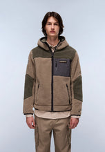 Carica l'immagine nel visualizzatore di Gallery, NAPAPIJRI Felpa in Pile con Cappuccio e Zip mod. YUPIK FZH 3 col. CB MCD