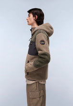 Carica l'immagine nel visualizzatore di Gallery, NAPAPIJRI Felpa in Pile con Cappuccio e Zip mod. YUPIK FZH 3 col. CB MCD