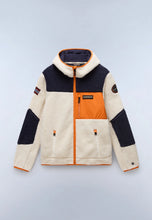 Carica l'immagine nel visualizzatore di Gallery, NAPAPIJRI Felpa in Pile con Cappuccio e Zip mod. YUPIK FZH 3 col. CB MM9