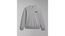 Carica l'immagine nel visualizzatore di Gallery, Napapijri Felpa uomo Girocollo B-Iaato C - Hoodie Grigio Melange Medio