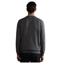Carica l'immagine nel visualizzatore di Gallery, Napapijri Maglione in cotone girocollo Uomo Droz 4 Dark Grey