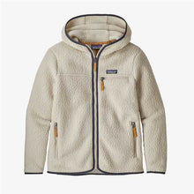 Carica l'immagine nel visualizzatore di Gallery, Patagonia Women's Retro Pile Fleece Hoody orsetto White Pelican