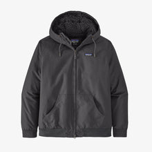 Carica l'immagine nel visualizzatore di Gallery, Patagonia Men's Lined Isthmus Hoody Giacca Uomo con cappuccio Ink Black Grigio Asfalto