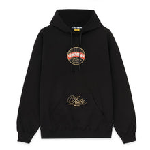 Carica l'immagine nel visualizzatore di Gallery, IUTER X FERNET BRANCA - COIN HOODIE - Embroidered BLACK Felpa uomo con cappuccio Nera - Limited Edition