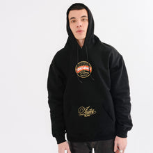 Carica l'immagine nel visualizzatore di Gallery, IUTER X FERNET BRANCA - COIN HOODIE - Embroidered BLACK Felpa uomo con cappuccio Nera - Limited Edition