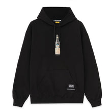 Carica l'immagine nel visualizzatore di Gallery, IUTER X FERNET BRANCA - INIMITABILE HOODIE - Screen Print BLACK Felpa uomo con cappuccio Nera - Limited Edition