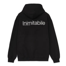 Carica l'immagine nel visualizzatore di Gallery, IUTER X FERNET BRANCA - INIMITABILE HOODIE - Screen Print BLACK Felpa uomo con cappuccio Nera - Limited Edition