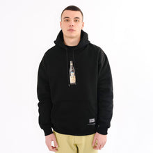 Carica l'immagine nel visualizzatore di Gallery, IUTER X FERNET BRANCA - INIMITABILE HOODIE - Screen Print BLACK Felpa uomo con cappuccio Nera - Limited Edition
