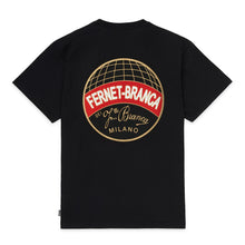 Carica l'immagine nel visualizzatore di Gallery, IUTER X FERNET BRANCA - COIN TEE T-Shirt - Screen Print BLACK T-shirt uomo con stampa Nera - Limited Edition