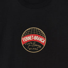 Carica l'immagine nel visualizzatore di Gallery, IUTER X FERNET BRANCA - COIN TEE T-Shirt - Screen Print BLACK T-shirt uomo con stampa Nera - Limited Edition