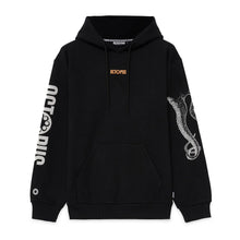 Carica l'immagine nel visualizzatore di Gallery, OCTOPUS LOGO HOODIE - SCREEN PRINT BLACK - Felpa uomo con cappuccio Nera