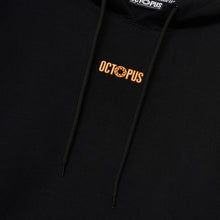 Carica l'immagine nel visualizzatore di Gallery, OCTOPUS LOGO HOODIE - SCREEN PRINT BLACK - Felpa uomo con cappuccio Nera