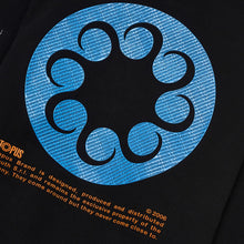 Carica l'immagine nel visualizzatore di Gallery, OCTOPUS LOGO HOODIE - SCREEN PRINT BLACK - Felpa uomo con cappuccio Nera