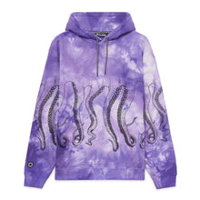 Carica l'immagine nel visualizzatore di Gallery, OCTOPUS FREAK HOODIE HOODIE - TIE DYE PURPLE Felpa uomo con cappuccio tinta a mano
