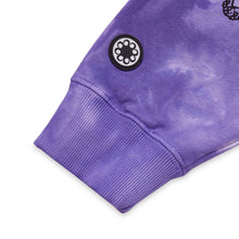 Carica l'immagine nel visualizzatore di Gallery, OCTOPUS FREAK HOODIE HOODIE - TIE DYE PURPLE Felpa uomo con cappuccio tinta a mano