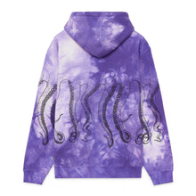 Carica l'immagine nel visualizzatore di Gallery, OCTOPUS FREAK HOODIE HOODIE - TIE DYE PURPLE Felpa uomo con cappuccio tinta a mano